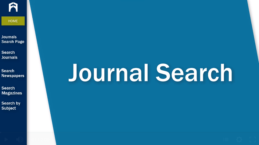 Journal Search tutorial