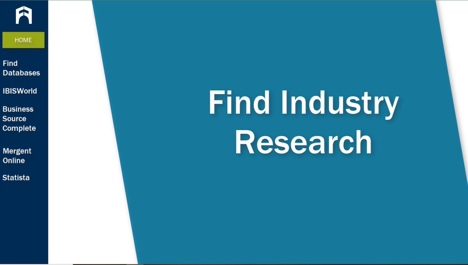 Find Industry Research Tutorial